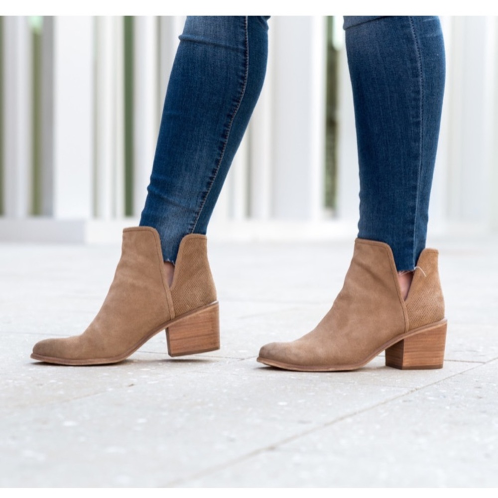 BP Barris Taupe Suede Bootie